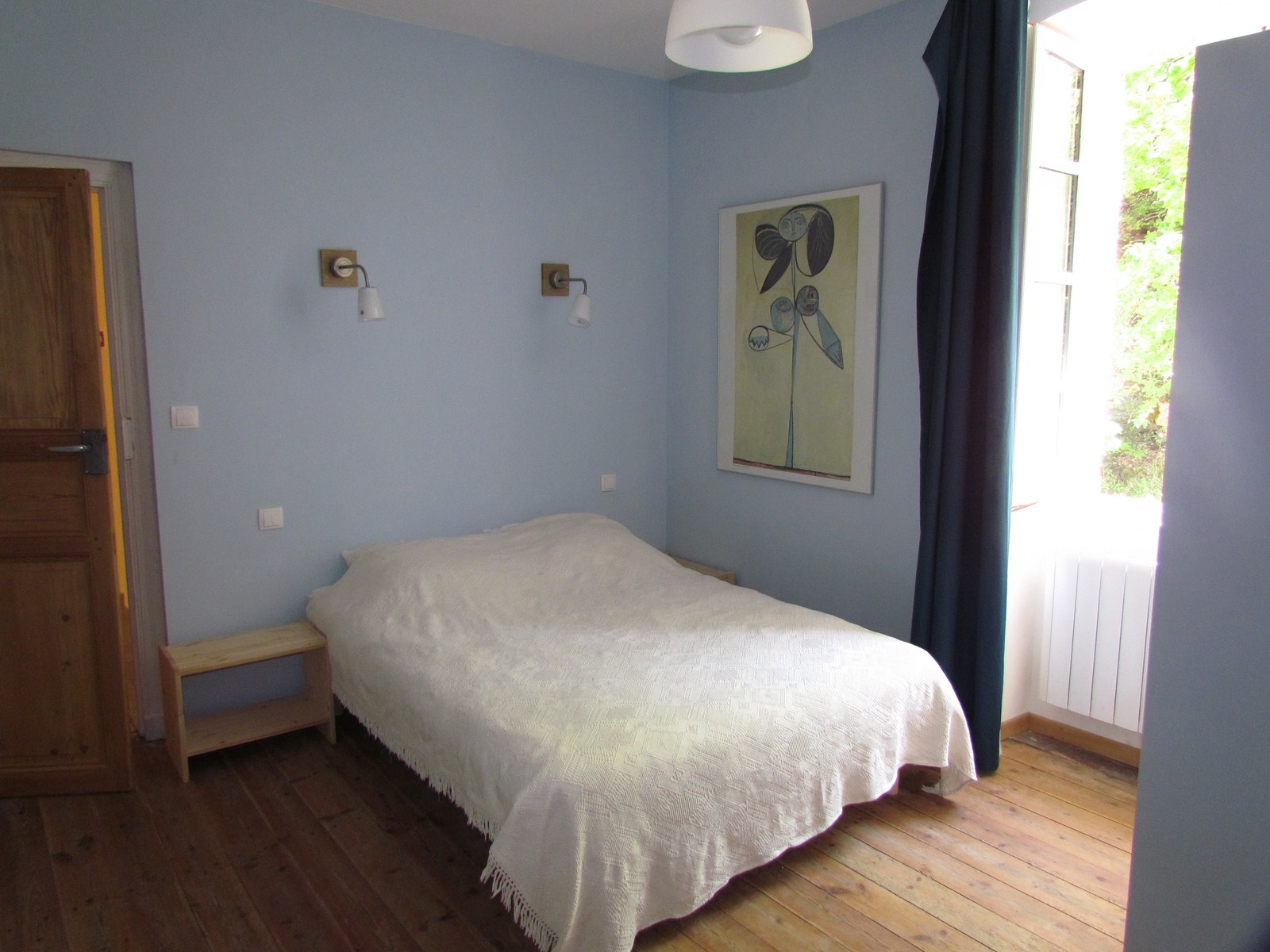 chambre bleue